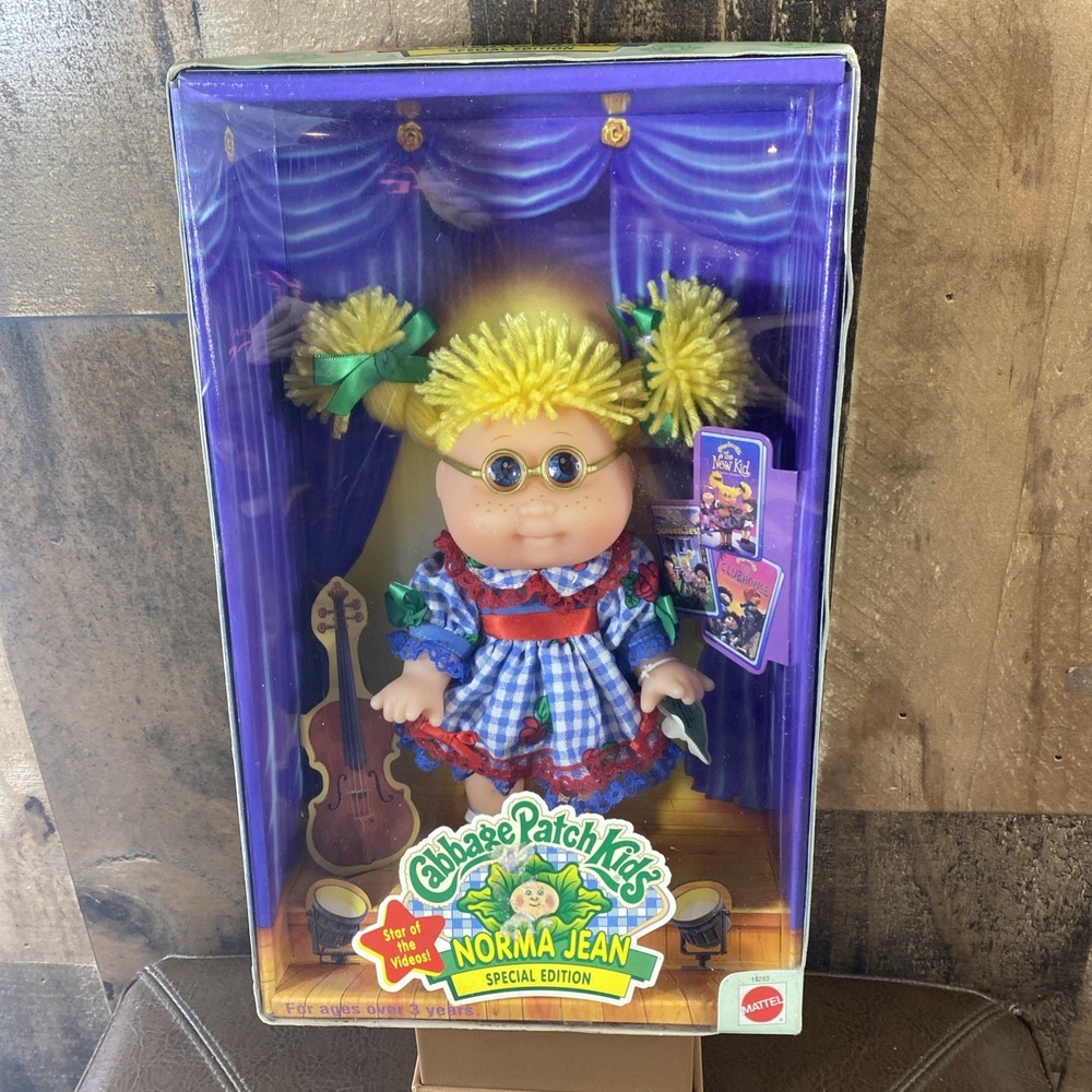Vintage Cabbage Patch Kids Norma Jean Doll 1998 Special Edition NEW IN BOX
